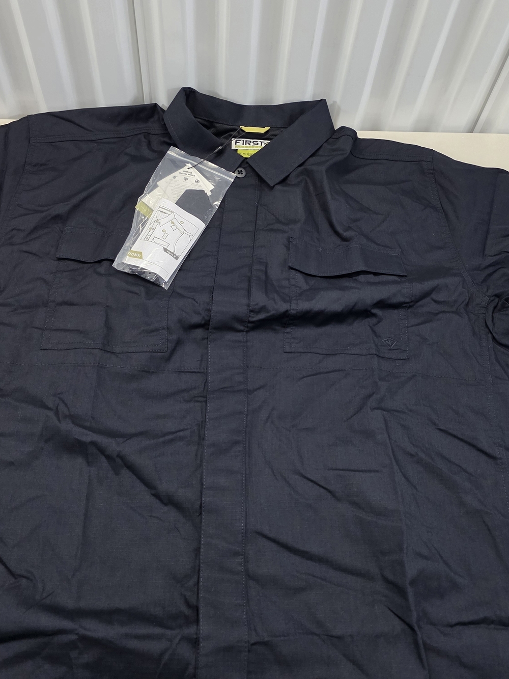 First Tactical Men's BDU Short Sleeve Shirt 112005 Midnight Navy 3XL/REG